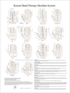 Korean Hand Therapy Meridian Poster Korean Hand Therapy Meridian Poster